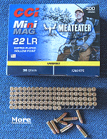 Maxi-Mag is considered to be one of the most accurate 22 WMR cartridges currently available on the market. The jacketed hollow-point design of the bullet allows the projectile to transfer nearly all of its energy into the target upon impact. 